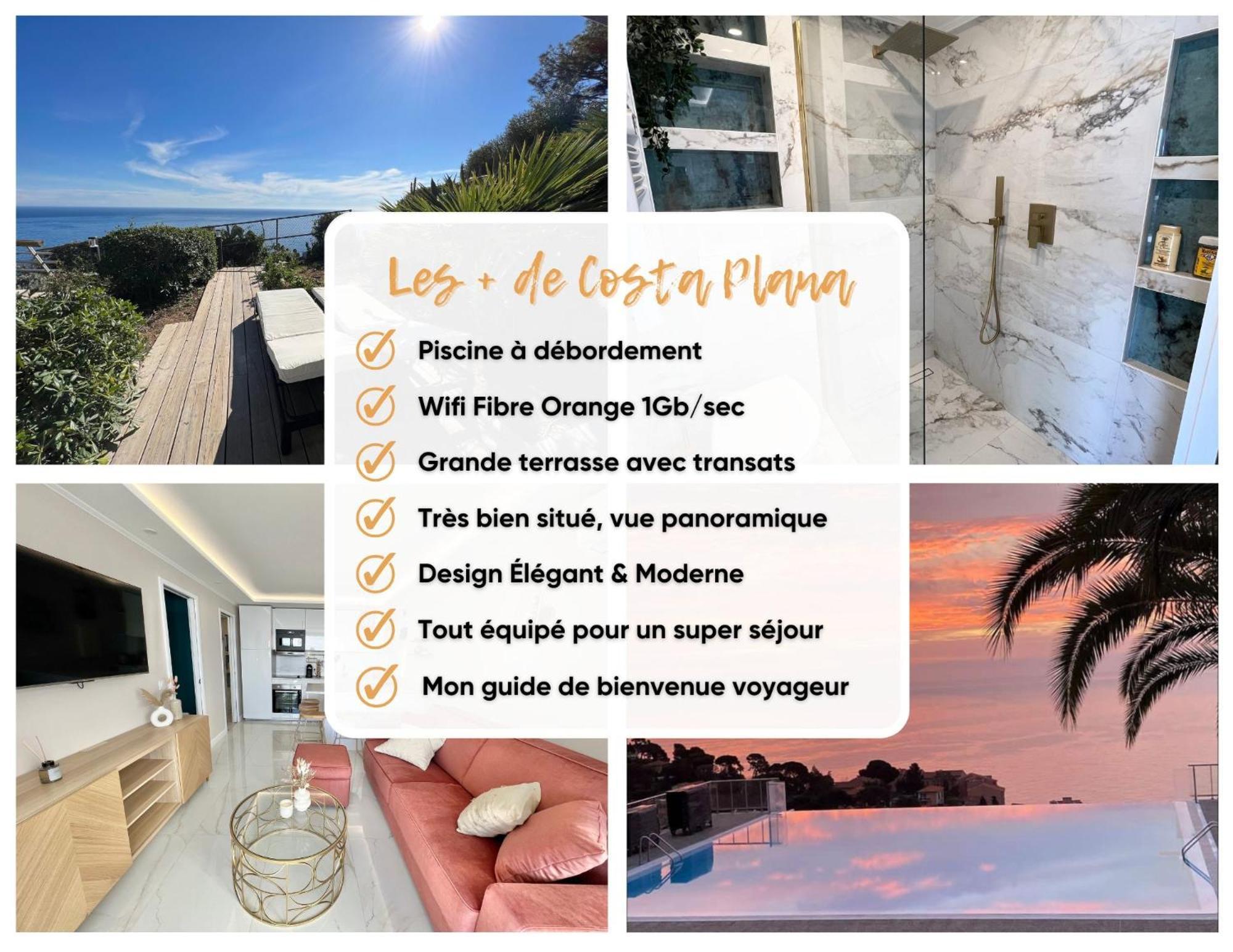 Luxueux Appartement - Vue Mer - Piscine - Free Parking - Monaco Cap-d'Ail Exterior foto