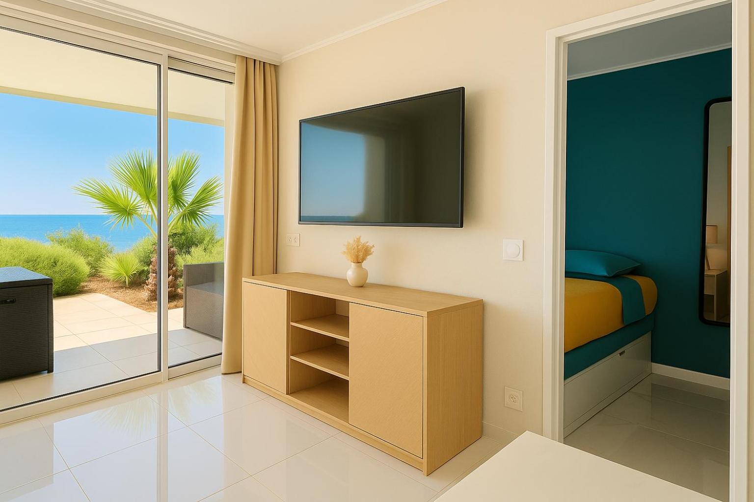 Luxueux Appartement - Vue Mer - Piscine - Free Parking - Monaco Cap-d'Ail Exterior foto